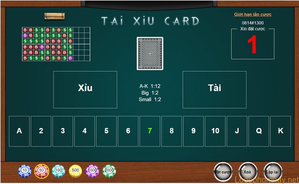 Hướng dẫn chơi Game tài xỉu 1 lá bài Onebox63